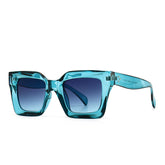 2025 High quality leopard print square sunglasses uv400 oversized sunglasses